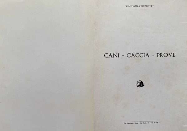 cani caccia prove giacomo griziotti